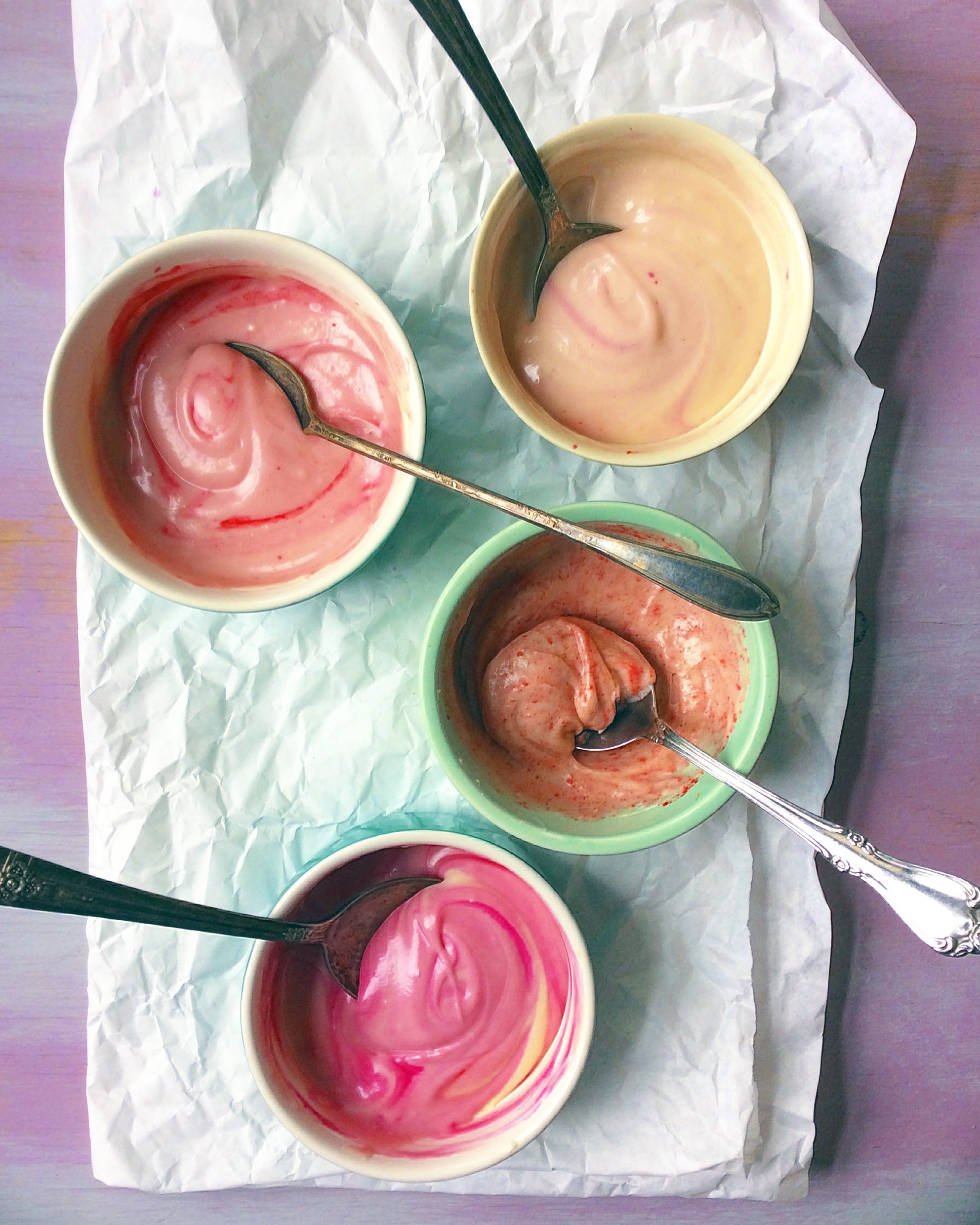 Dye Free Pink Frosting Four Ways Baked Greens