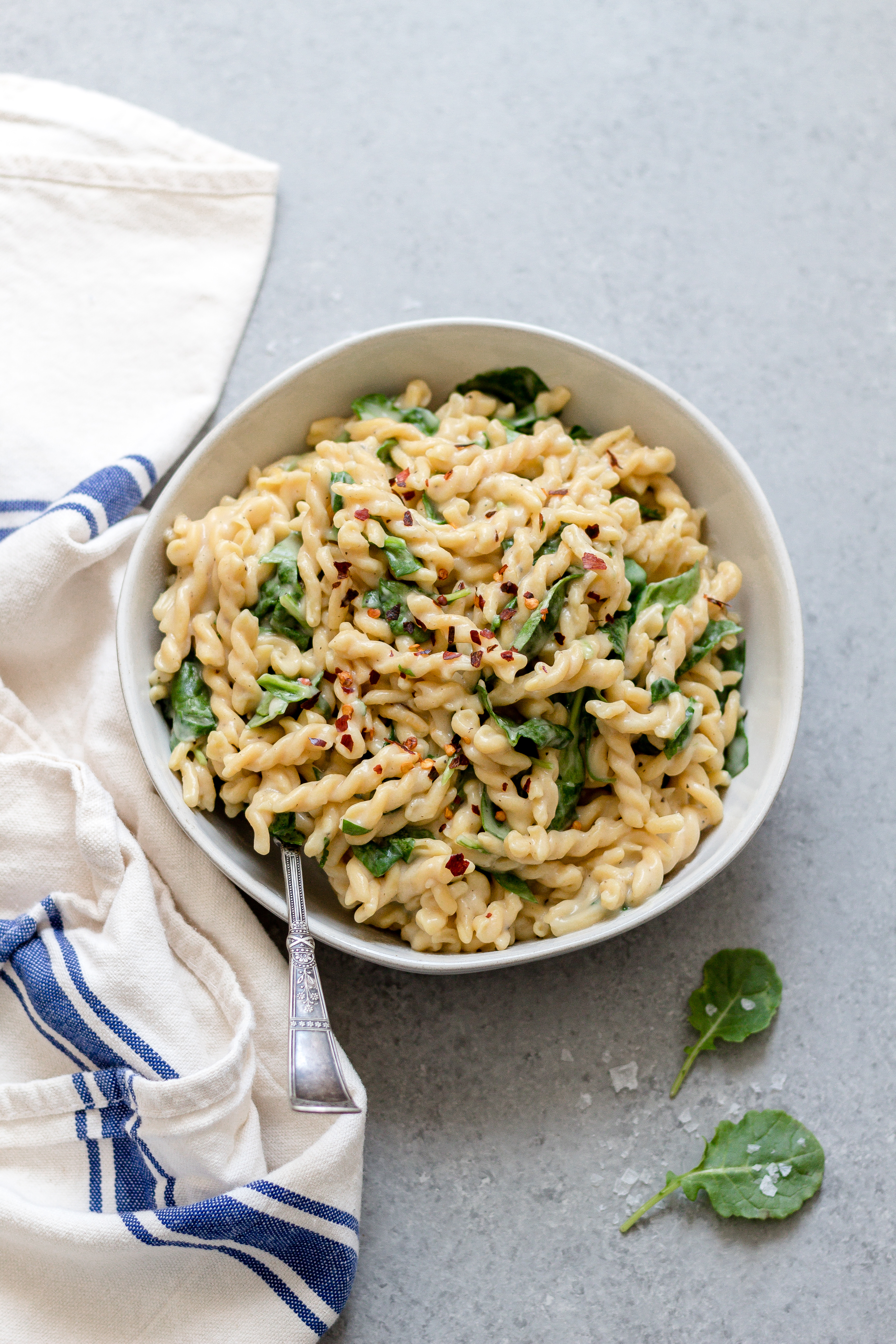 5 Ingredient Creamy Kale Pasta — Baked Greens