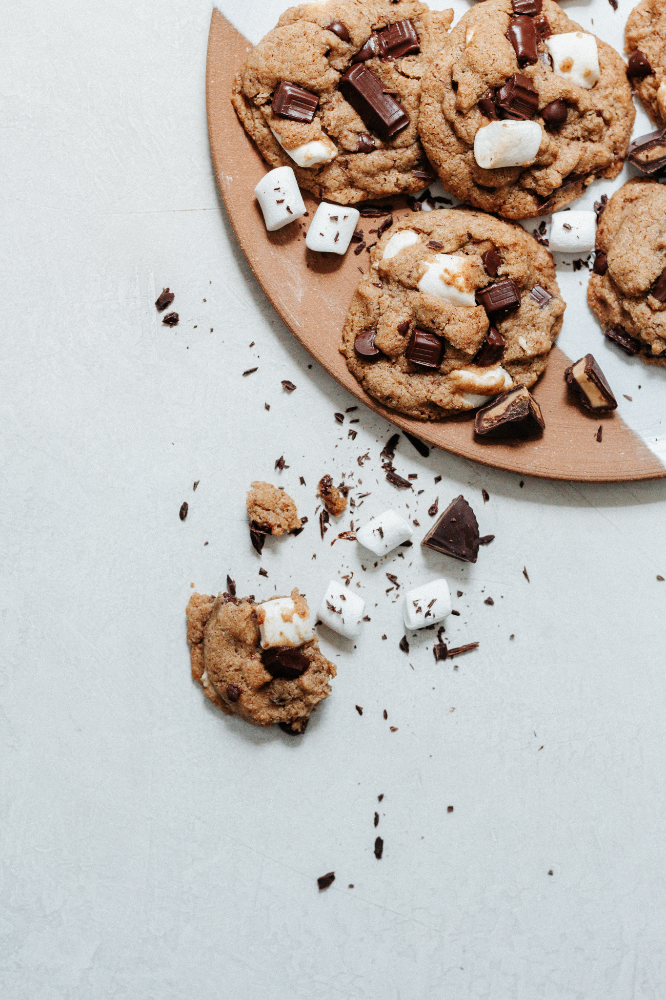 Peanut Butter Cup S'mores Cookies — Baked Greens